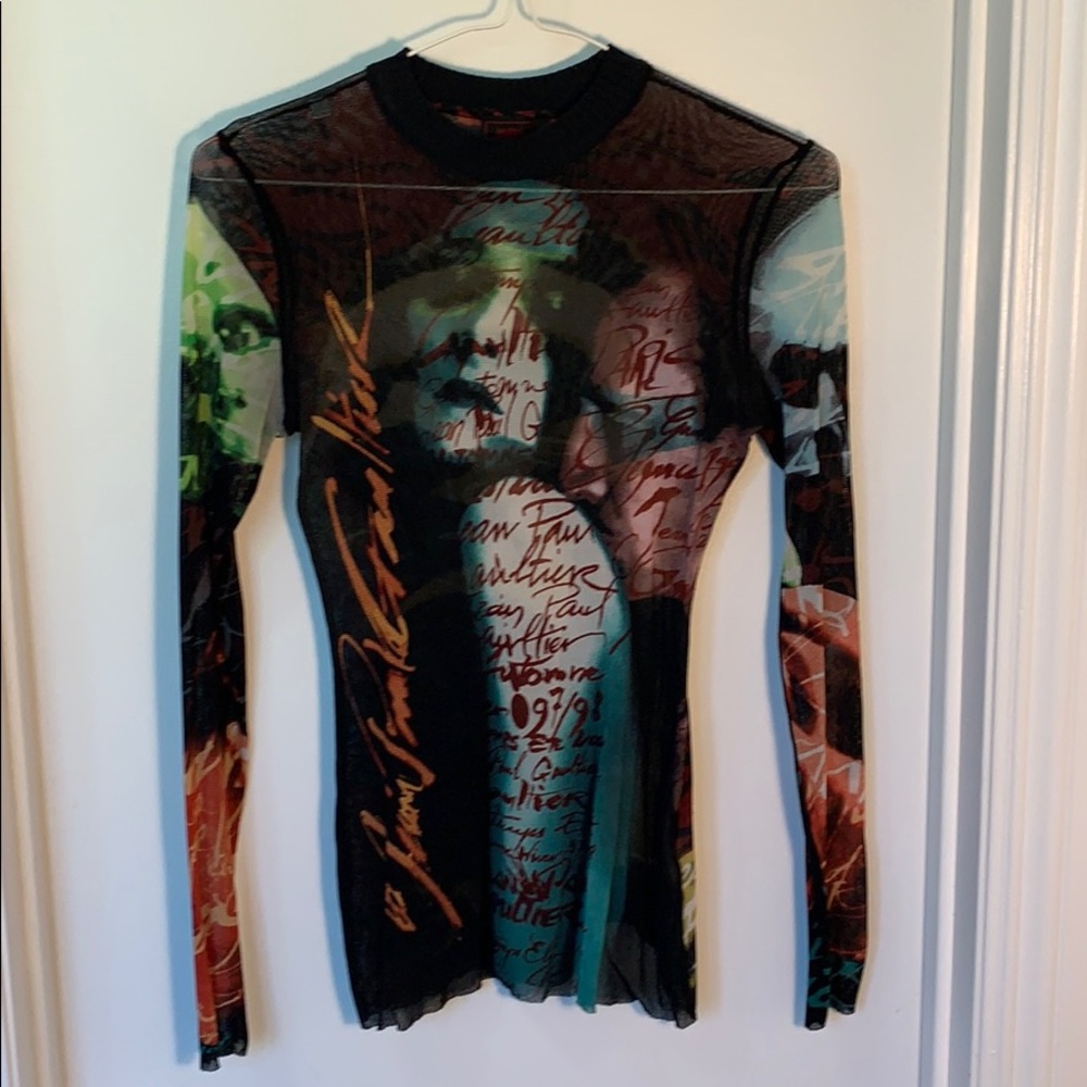 JEAN-PAUL-GAULTIER CLASSIQUE Fuzzi Top - Picture 1 of 6